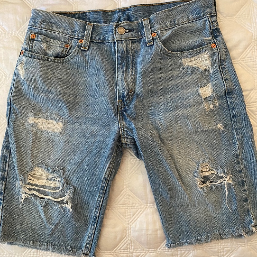 Men's Levi's 511 Denim Distressed Shorts
